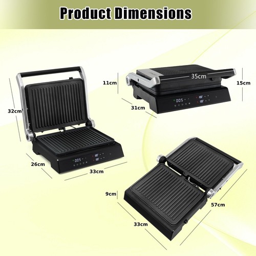 1200w electric panini press - 1200w,