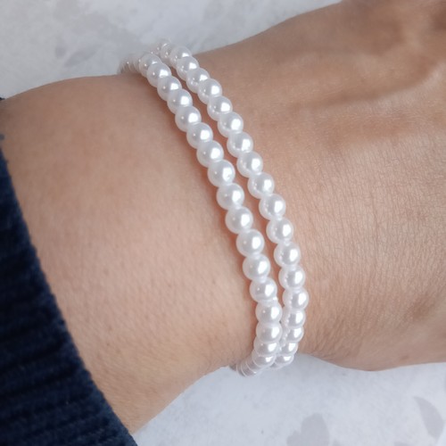 Set faux pearl beaded - 2,