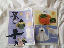 HALLOWEEN QUICK KNIT FINGER PUPPETS ETC TOY KNITTING PATTERN SEE DESC GOOD