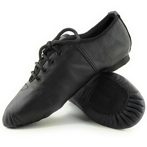 Jazz shoes black leather - jazz, split