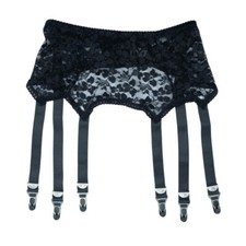 Sheer Hollow Lace Garter 6