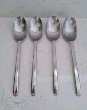 4 X IKEA DATA DESSERT SPOONS