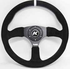 Kode-350mm Suede Steering