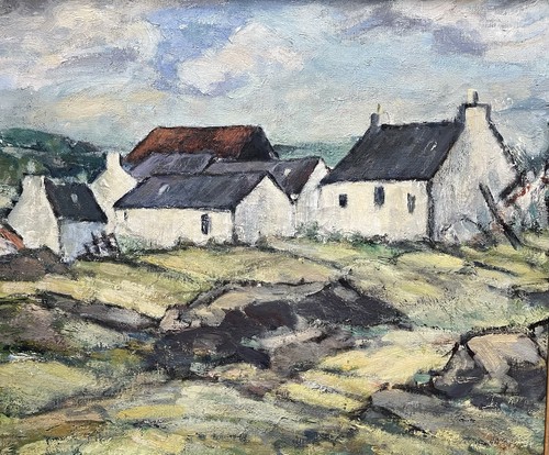 Scottish vintage oil painting - scottish,