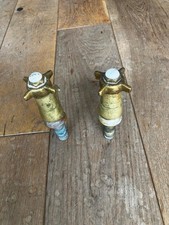 vintage/antique brass sink taps 