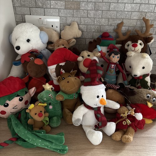 Job lot christmas plush - lot,