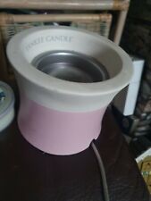 Yankee Candle Pink Scenterpiece Electric Wax Warmer and cups
