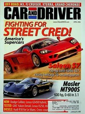 Car and Driver Magazine April