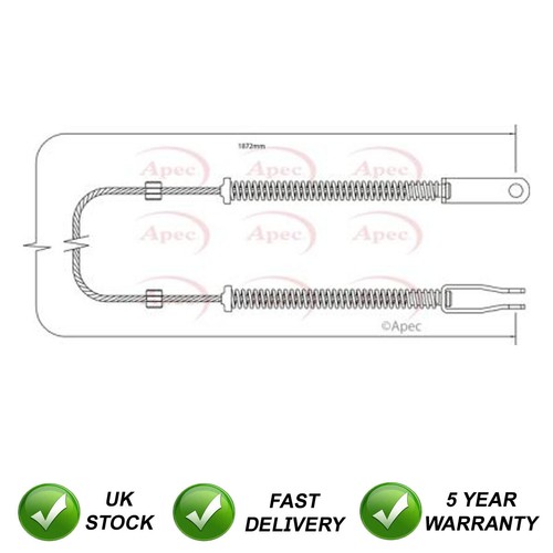 Hand brake cable - hand,