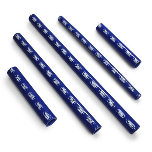 Blue samco silicon rad hoses - blue,