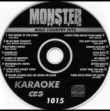 MALE COUNTRY KARAOKE CDG DISC