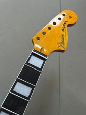 DIY Yellow Gloss Maple Rosewood Guitar neck 22 Fret 24inch Jaguar Neck style