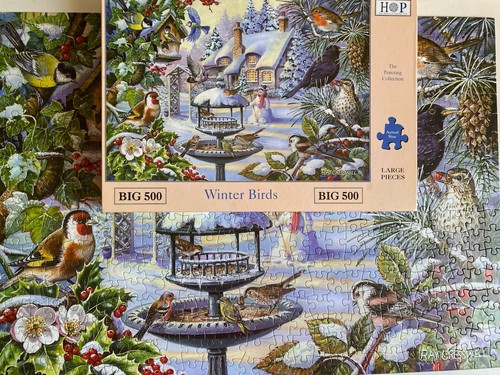 Big 500 jigsaw - jigsaw, winter