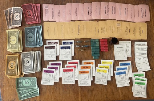 Vintage monopoly replacement - vintage,