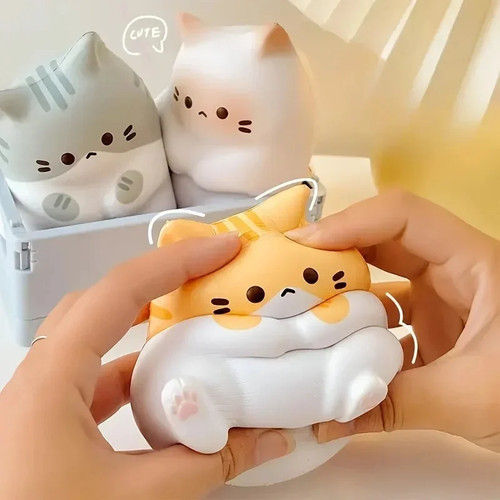 Cartoon cat squeeze toy soft - cartoon,