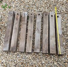 Reclaimed low fence posts 4x4” x  33" H. Lot of 8 posts. RECLAIMED timber. USED