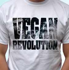 Vegan Revolution white t shirt