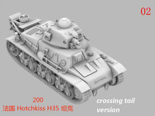 3D Printed 1/72 French Hotchkiss H-35 Light Tank Unpainted Model Kit-2