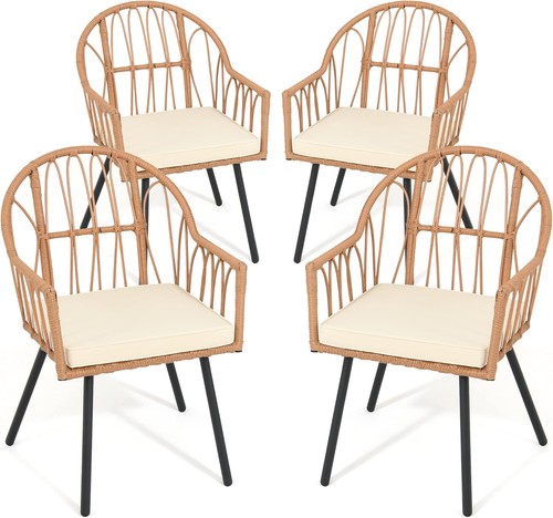 Pieces rattan wicker dinning - rattan,