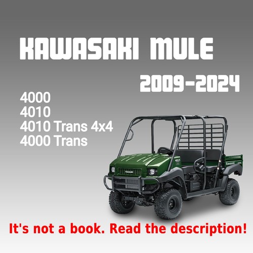 2009 2024 kawasaki - mule, 4010