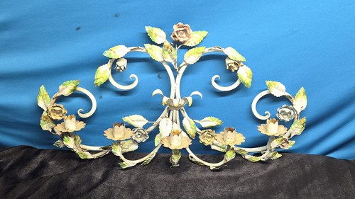Vintage tole floral - vintage, wall