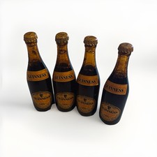 4 X Miniature Guinness Advertising Bottles