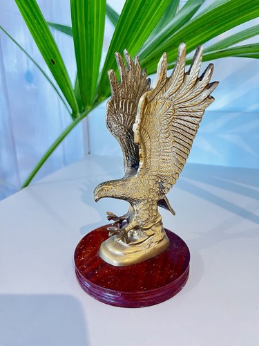 Vintage solid brass eagle - vintage,