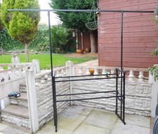 GORILLA 4ft Disco Deck Stand & Goalpost DJ Mobile Booth Rig Metal Portable Party