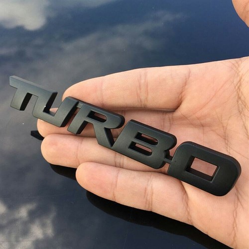 Turbo logo black styling - 3d,