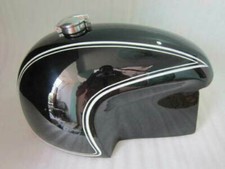 For Vintage BMW R69S Hoske Heinrich Black Painted Petrol Fuel Gas Tank + Cap