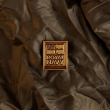 Royal Navy Pin Badge Gold