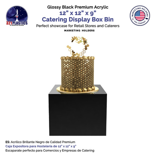 Sided display cube - display,