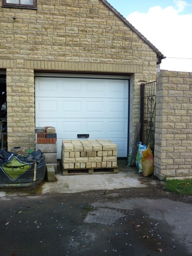 Buff coloured pitch building - pitch,