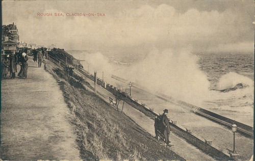 Clacton sea rough - on,