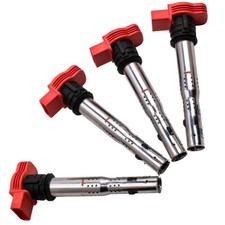 Set of 4 Ignition Coil Pack For Audi A4 A5 R8 & VW Golf GTI 2.0T FSI 06E905115F
