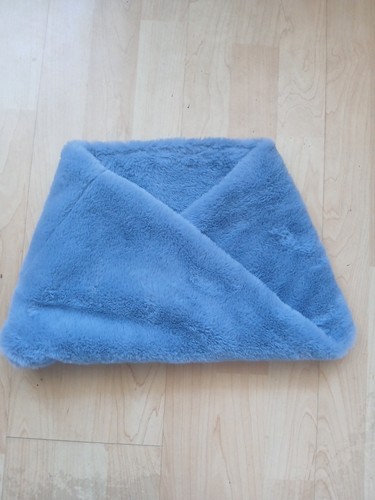 Super soft denim blue furry - soft,