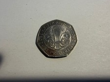BE PREPARED SCOUTS 50P COIN