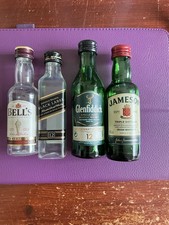 Assorted Whisky Miniatures X4