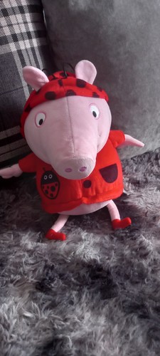 Ladybird peppa pig plush teddy - ladybird,