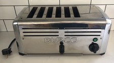 Burco TSSL16 6 slice toaster half working Faulty BH61