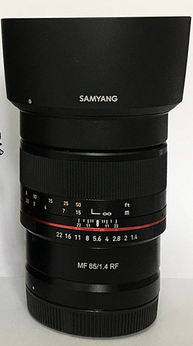 Samyang 85mm 4 - 85mm, rf