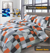 Geometric Polycotton Duvet Set