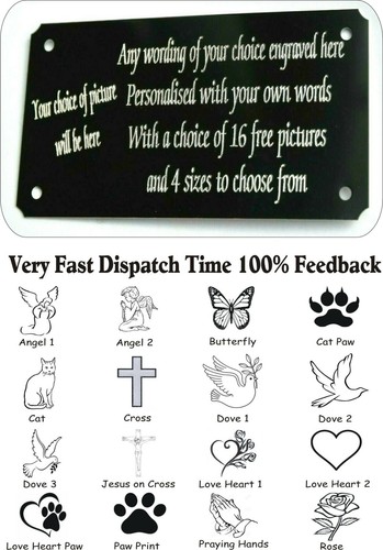 Personalised black bench - personalised,