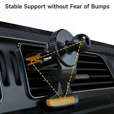 Car Air Vent Clip for Car Phone Holder Stand 17mm Ball Head Base Bracket Black