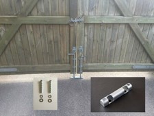 Driveway Gate Centre Stop Security Plate, Galvanised, for drop bolt (not incl)