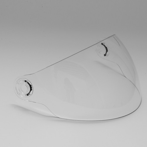 Transparent jet helmet visor - transparent,