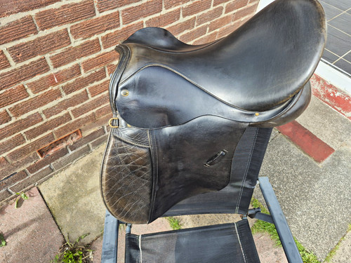 Black leather saddle - black, xxw