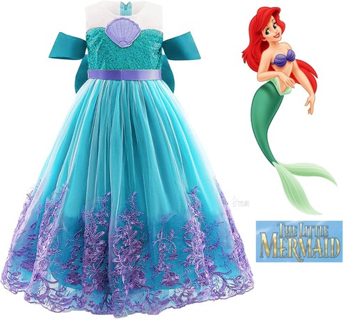 Girls mermaid costume princess - mermaid,