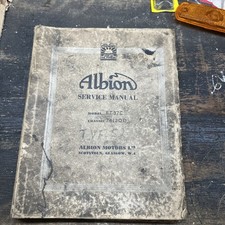 ALBION CHIETAIN FT37A TRUCK CHASSIS ORIGINAL 1952 FACTORY SERVICE MANUAL