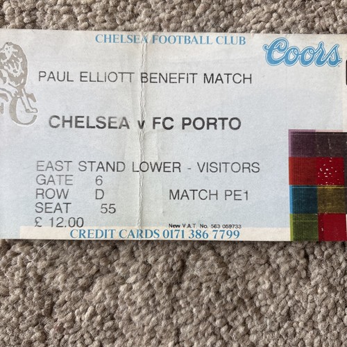 Chelsea porto paul - 95/6, vs